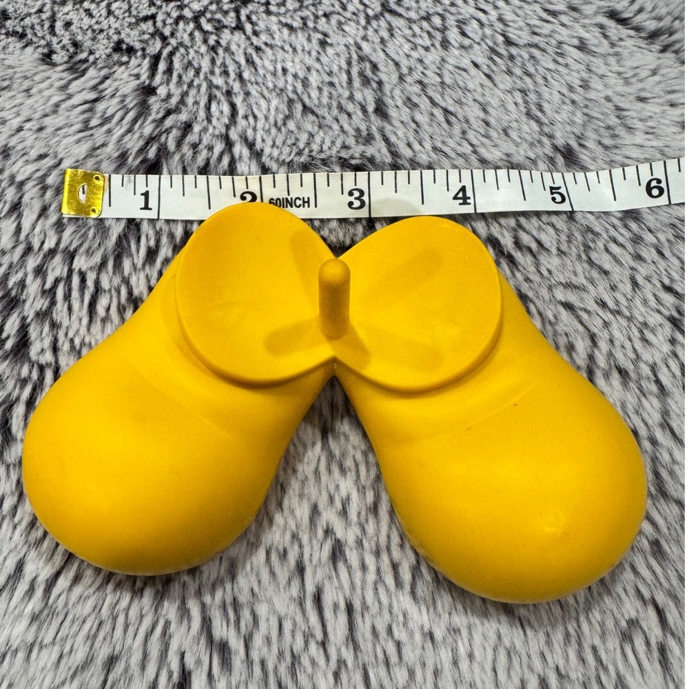 Disney Mickey Mouse Mr. Potato Head Shoes 2003 Hasbro Yellow Replacement Part